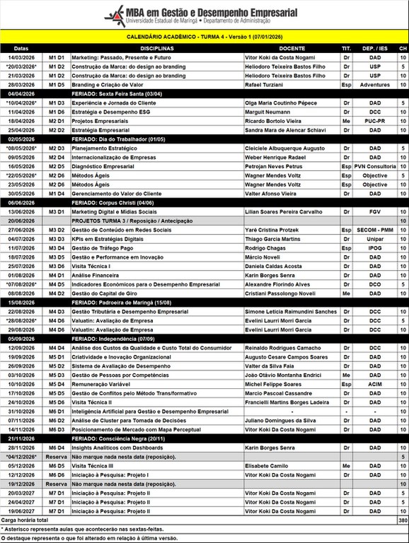 Calendário Acadêmico - MBA UEM - Turma 4 (2026) - v1.jpeg