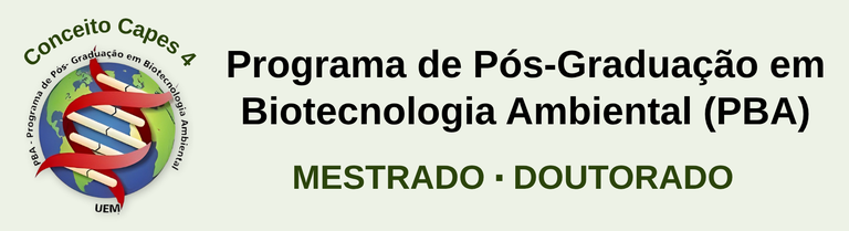 Programa de Pós-Graduação em Biotecnologia Ambiental. Conceito 4 Mestrado e Doutorado