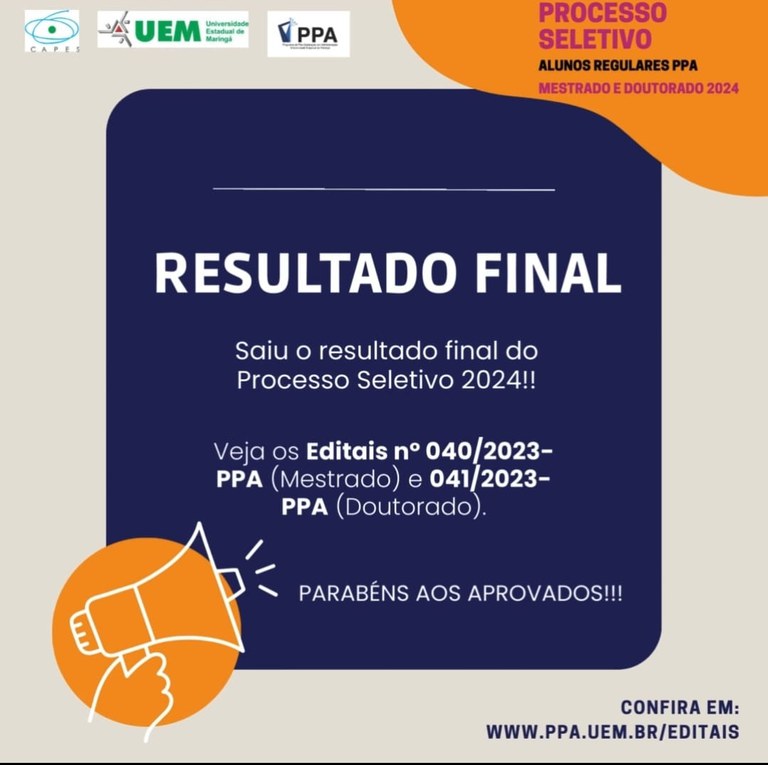 Post estatico resultado final processo seletivo.jpeg