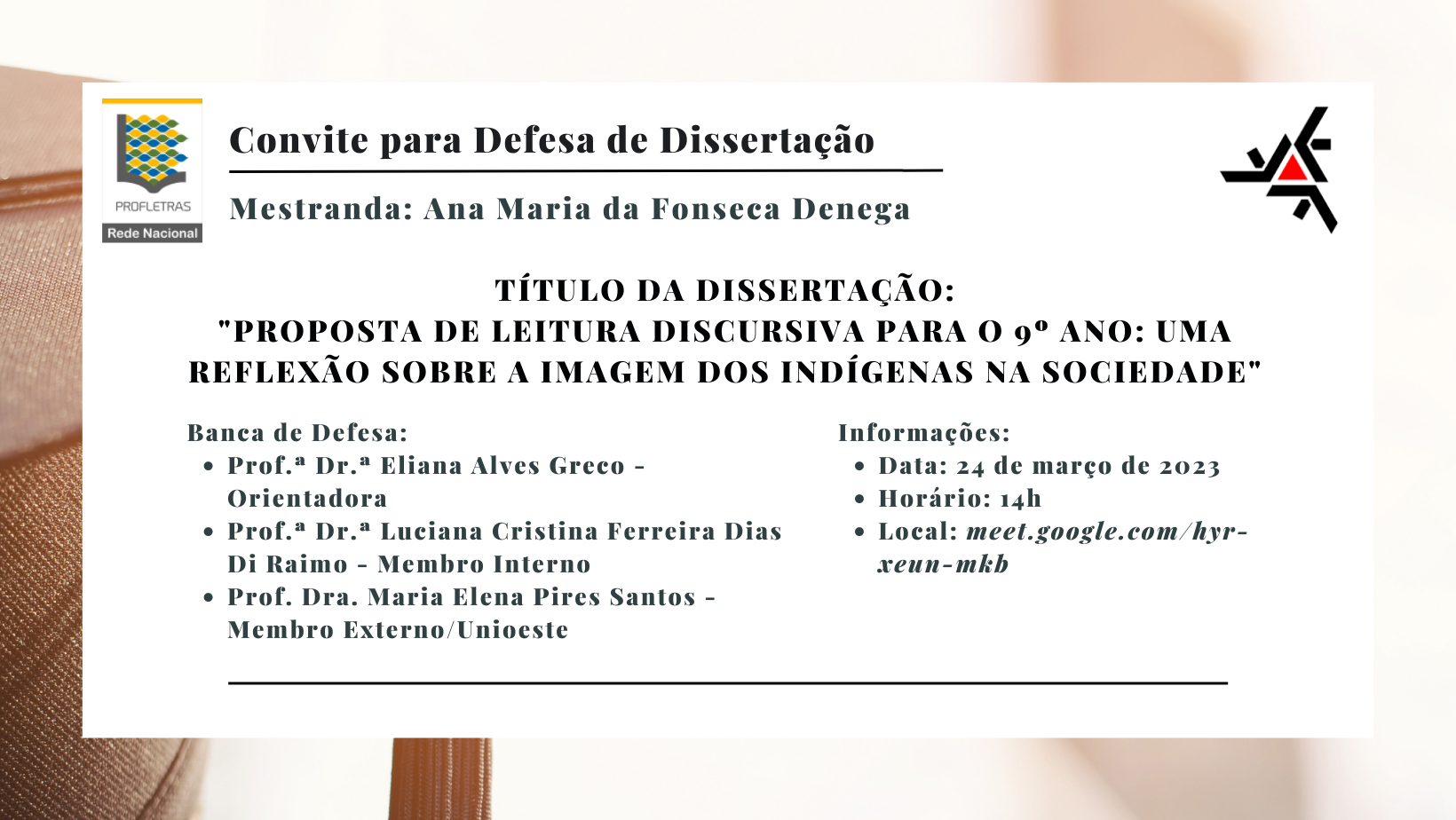 Convite para Banca de Defesa - Ana Maria da Fonseca Denega.png