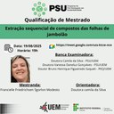 19/08/2025 - QUALIFICAÇÃO - Mestranda: Francielle Friedrichsen Sgorlon Modesto - Orientadora : Profa. Dra. Camila da Silva