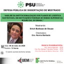 08/05/2026 - DEFESA DE DISSERTAÇÃO: "ANÁLISE DA INSTITUCIONALIZAÇÃO DOS PLANOS DE LOGÍSTICA SUSTENTÁVEL EM INSTITUIÇÕES FEDERAIS DE ENSINO SUPERIOR DA REGIÃO SUL DO BRASIL"