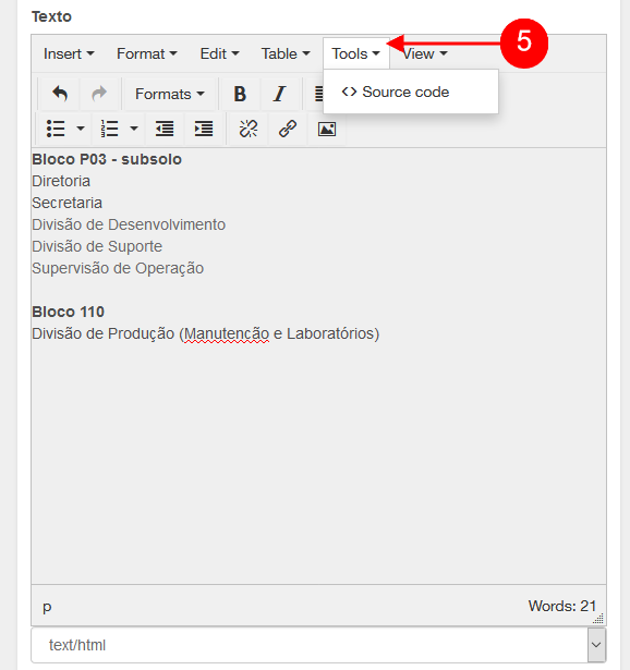 Tools editor Plone