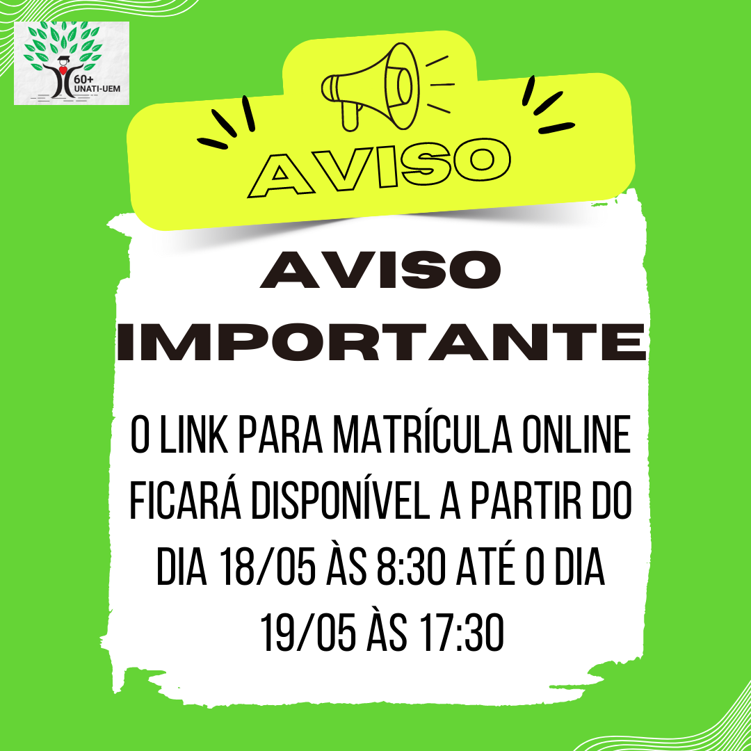 Post para o Instagram de aviso importante .png