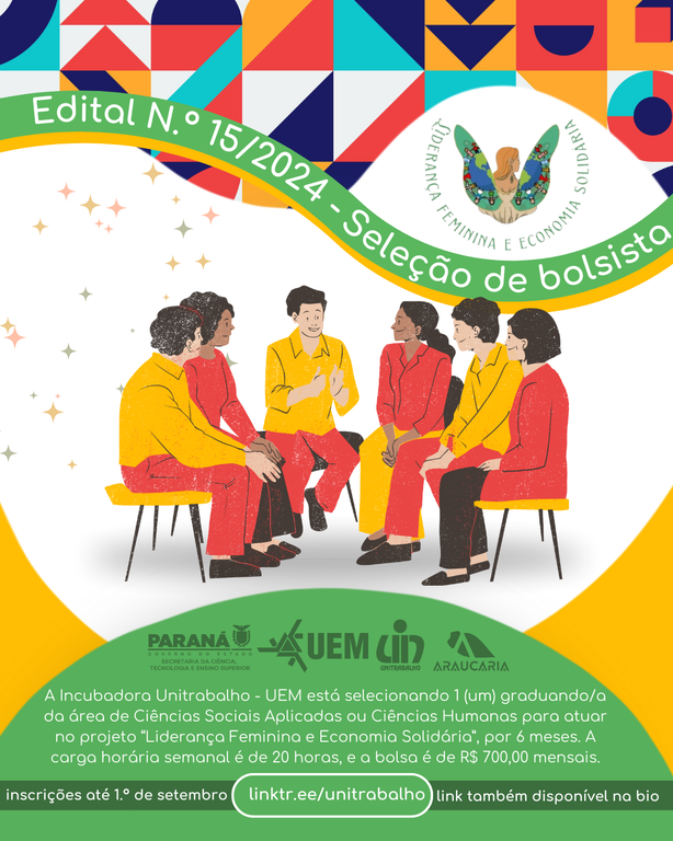 Edital 015/2024 - Seleção de Bolsistas