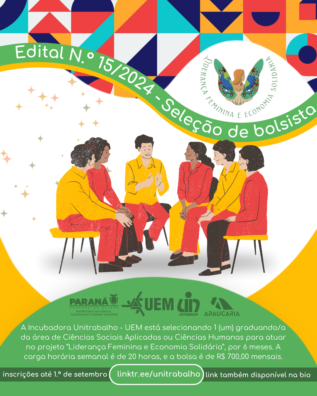 Edital 015/2024 - Seleção de Bolsistas